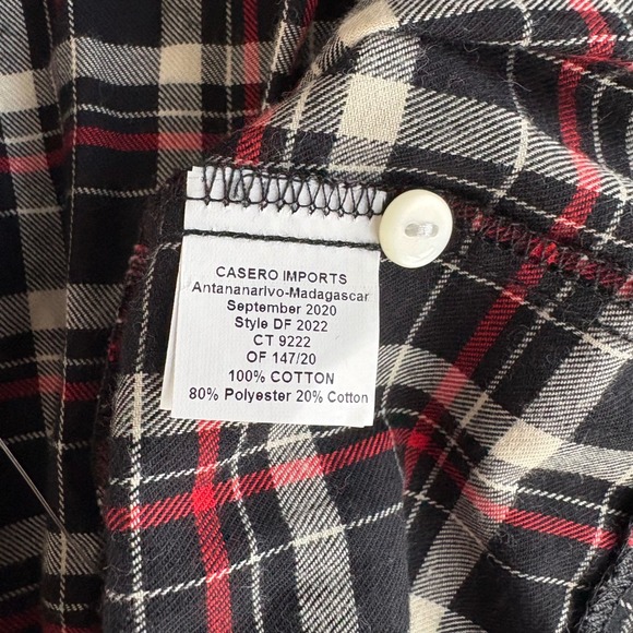 Edgehill Collection Girls 18M Plaid Smocked Button Back Dress Bloomers Set - Picture 5 of 5